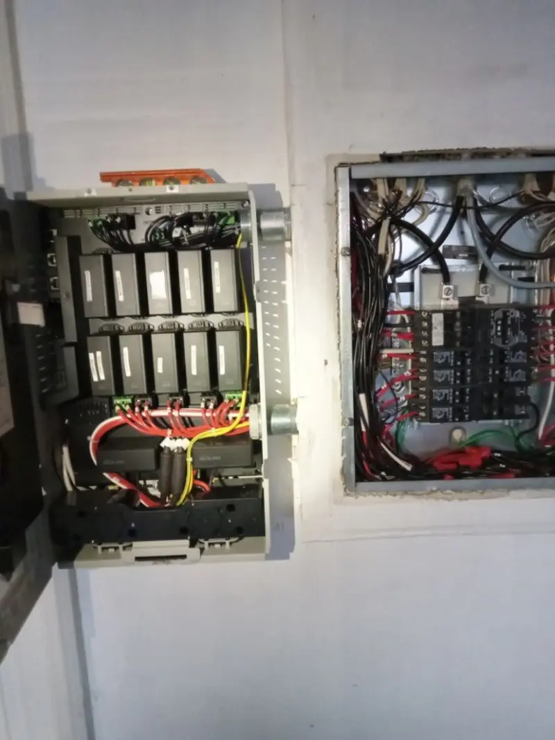 Electrical panel upgrade completed for Security Camera Wiring in Eatontown